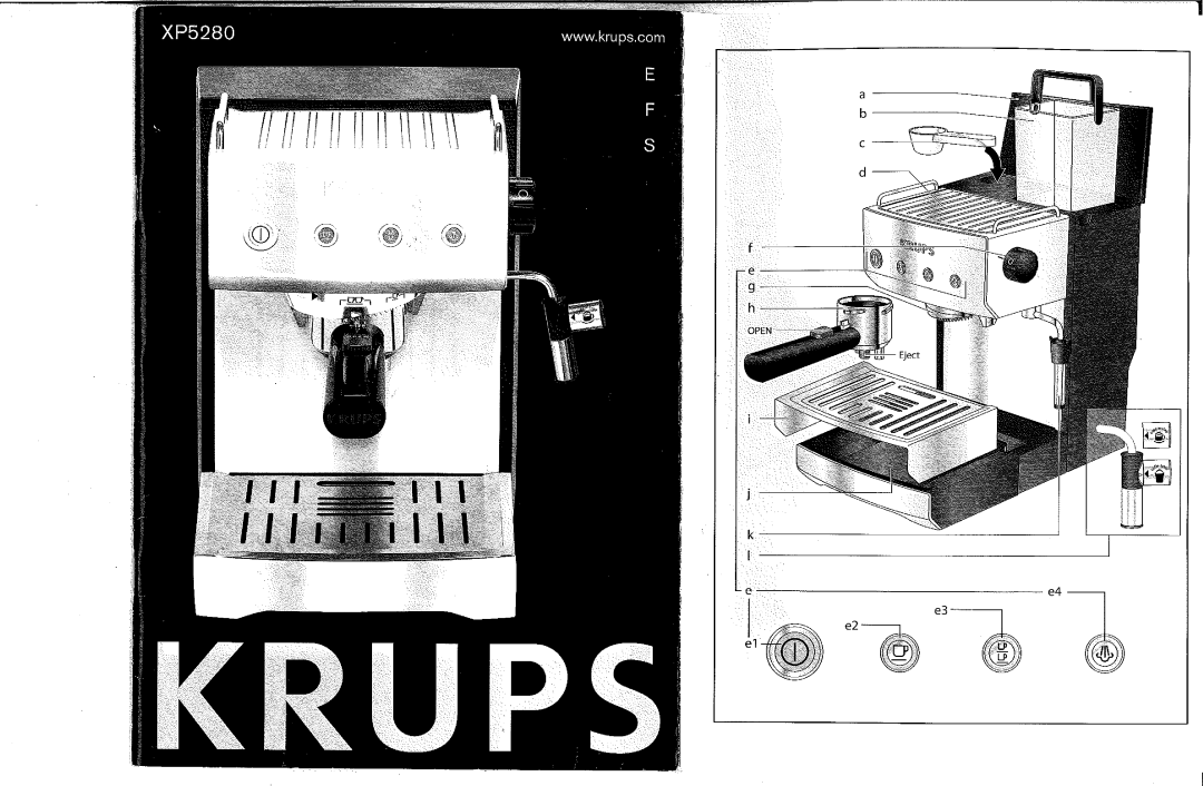 Krups XP5280 manual 
