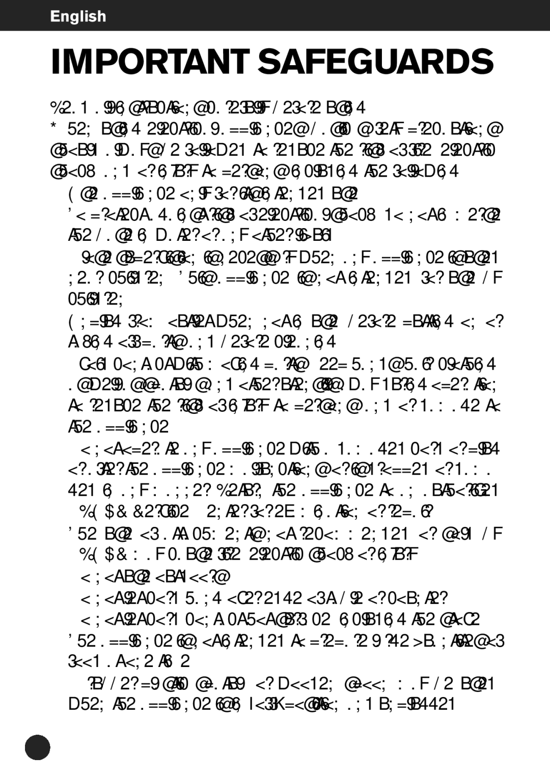 Krups ZX7000 manual Important Safeguards 