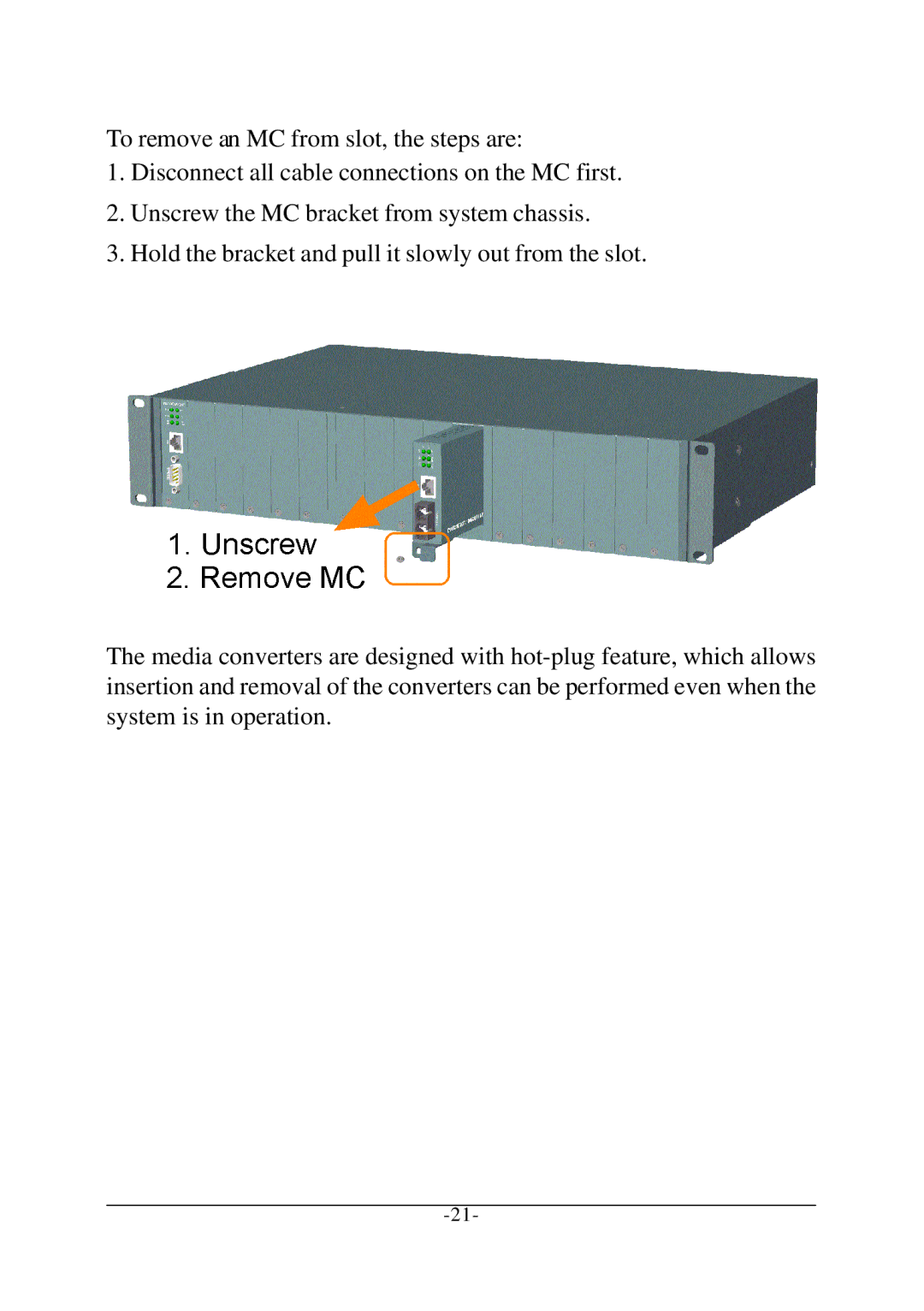 KTI Networks KC-1300 operation manual 