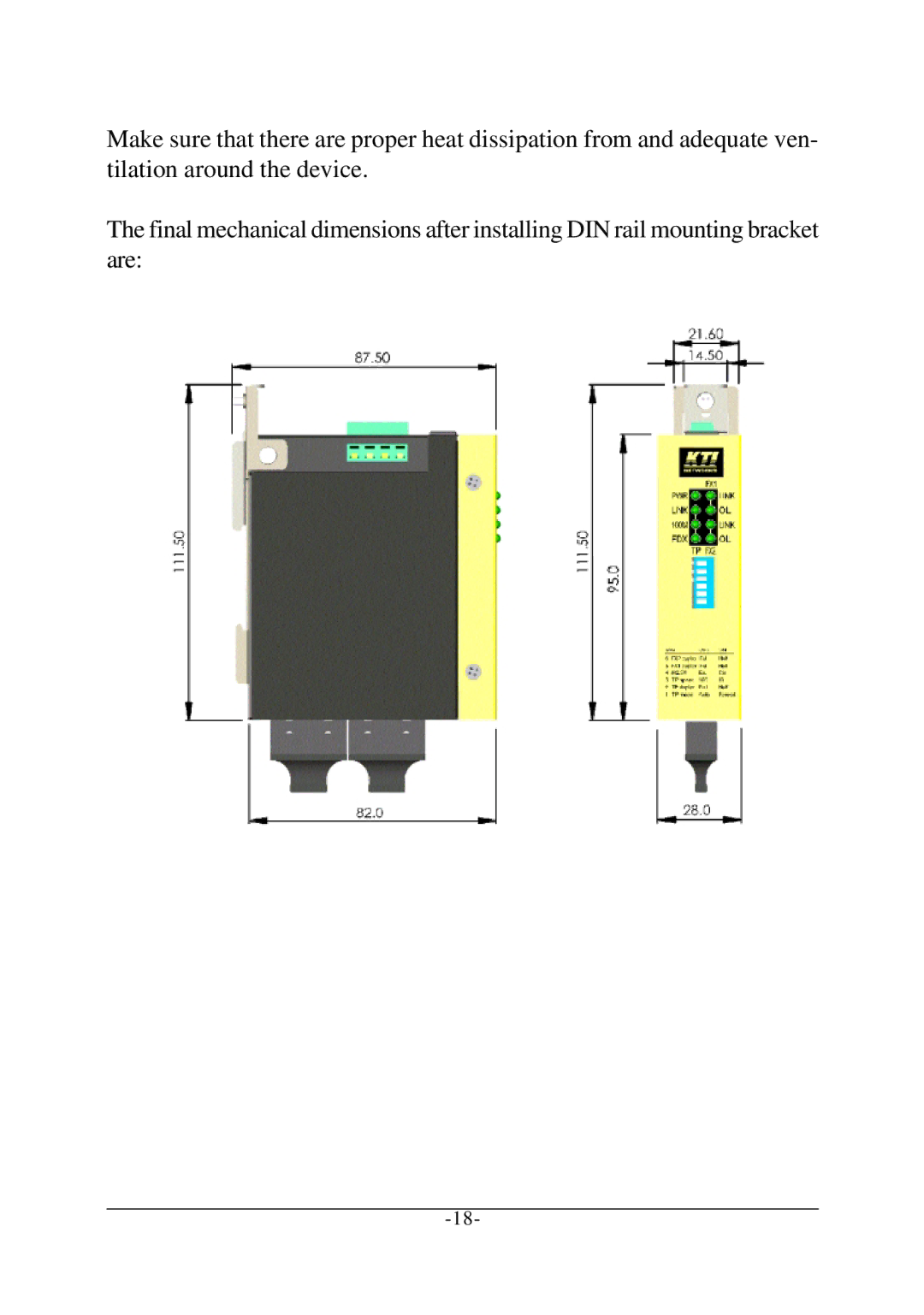 KTI Networks KCD-302 manual 