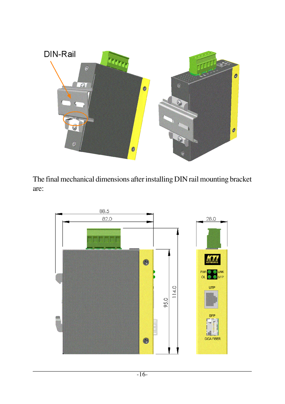 KTI Networks KCD-400 Series manual 