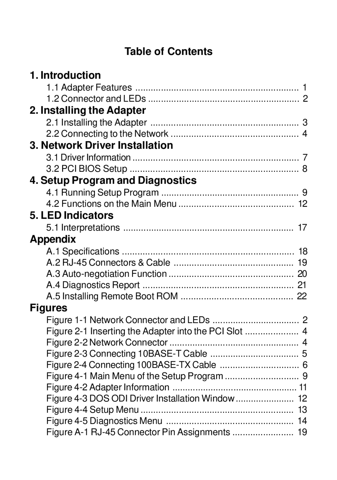 KTI Networks KF230TX, KF223TX manual Figures 