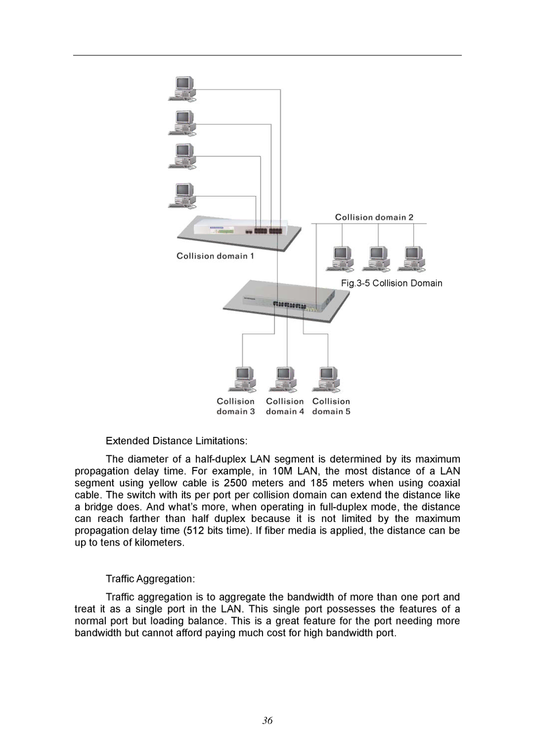 KTI Networks KGS-2404 manual Collision Domain 