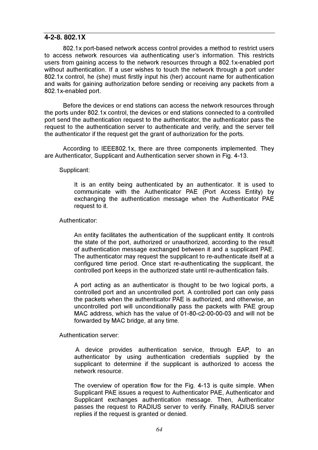 KTI Networks KGS-2404 manual 