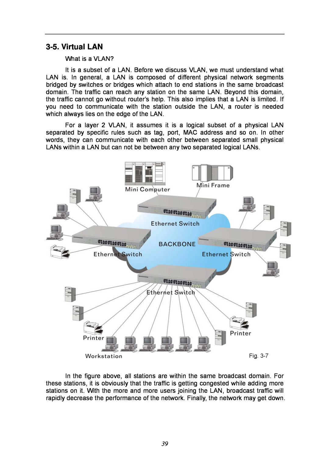 KTI Networks KGS-2404 manual Virtual LAN 