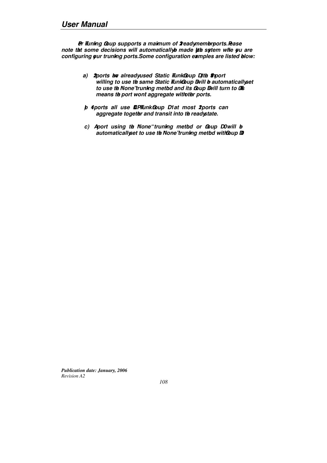 KTI Networks KGS-2416 user manual 108 