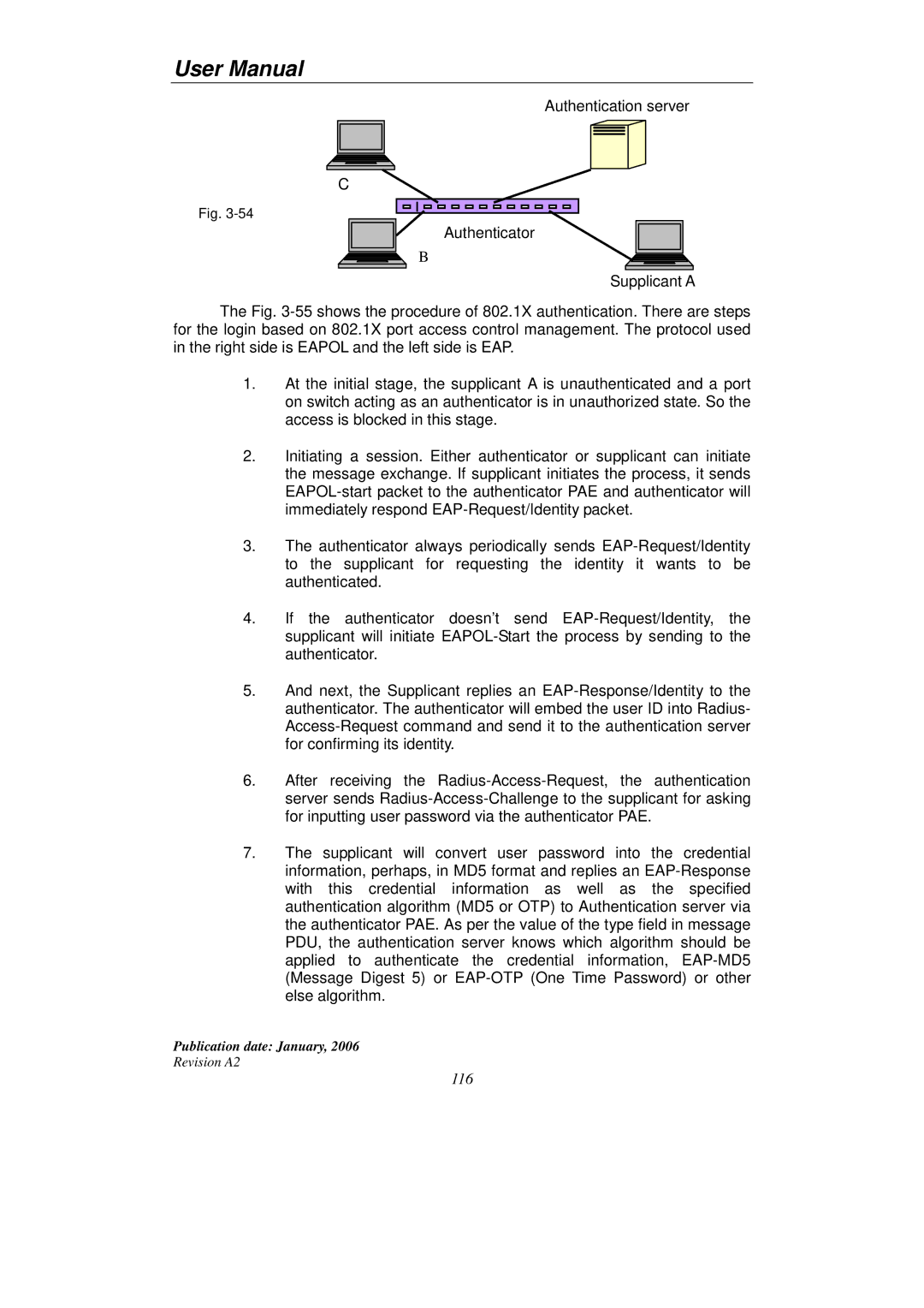 KTI Networks KGS-2416 user manual 116 