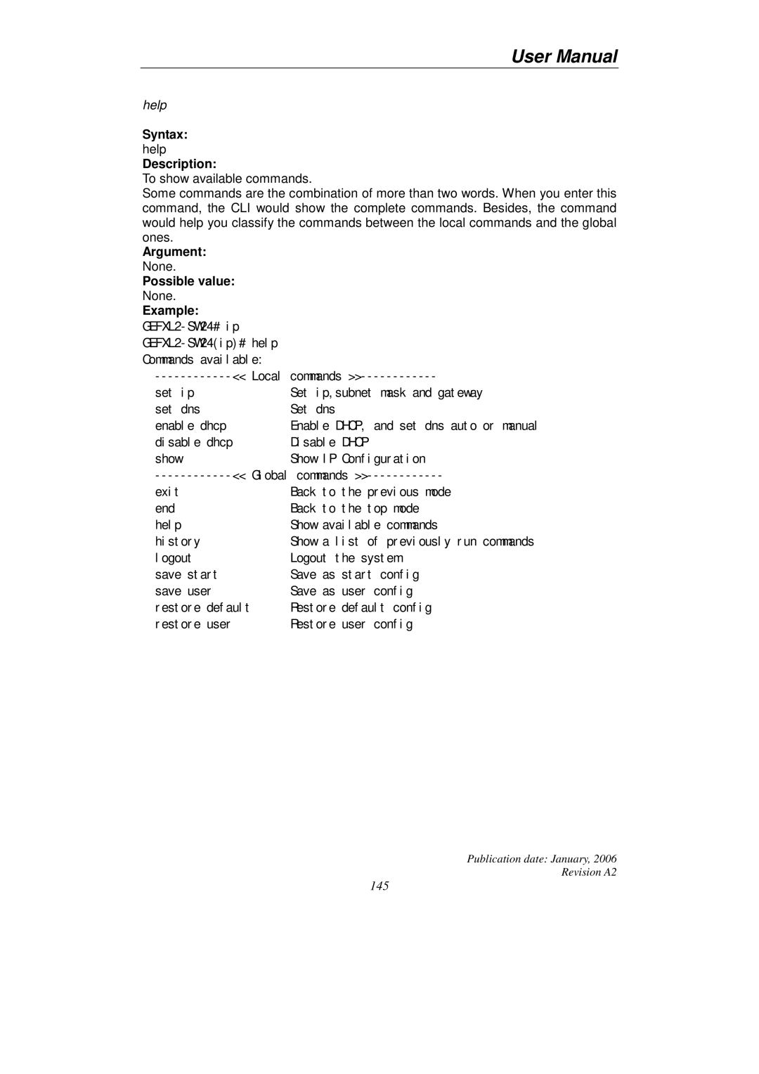 KTI Networks KGS-2416 user manual 145 