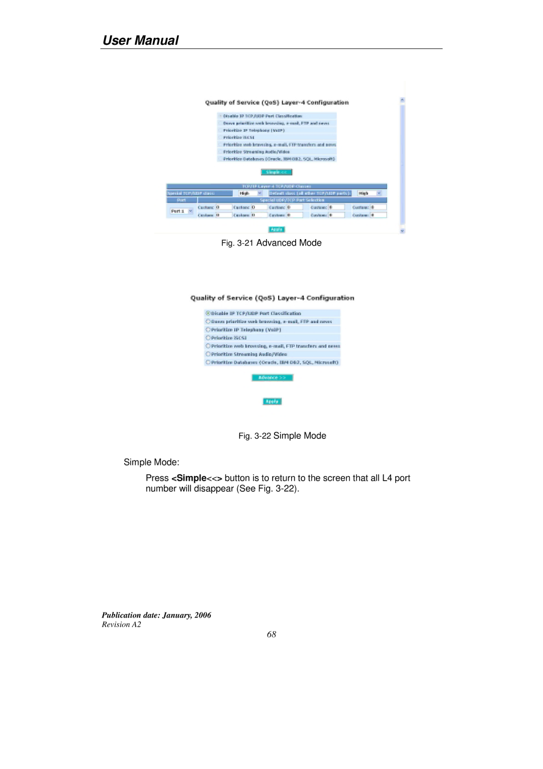 KTI Networks KGS-2416 user manual 21Advanced Mode 