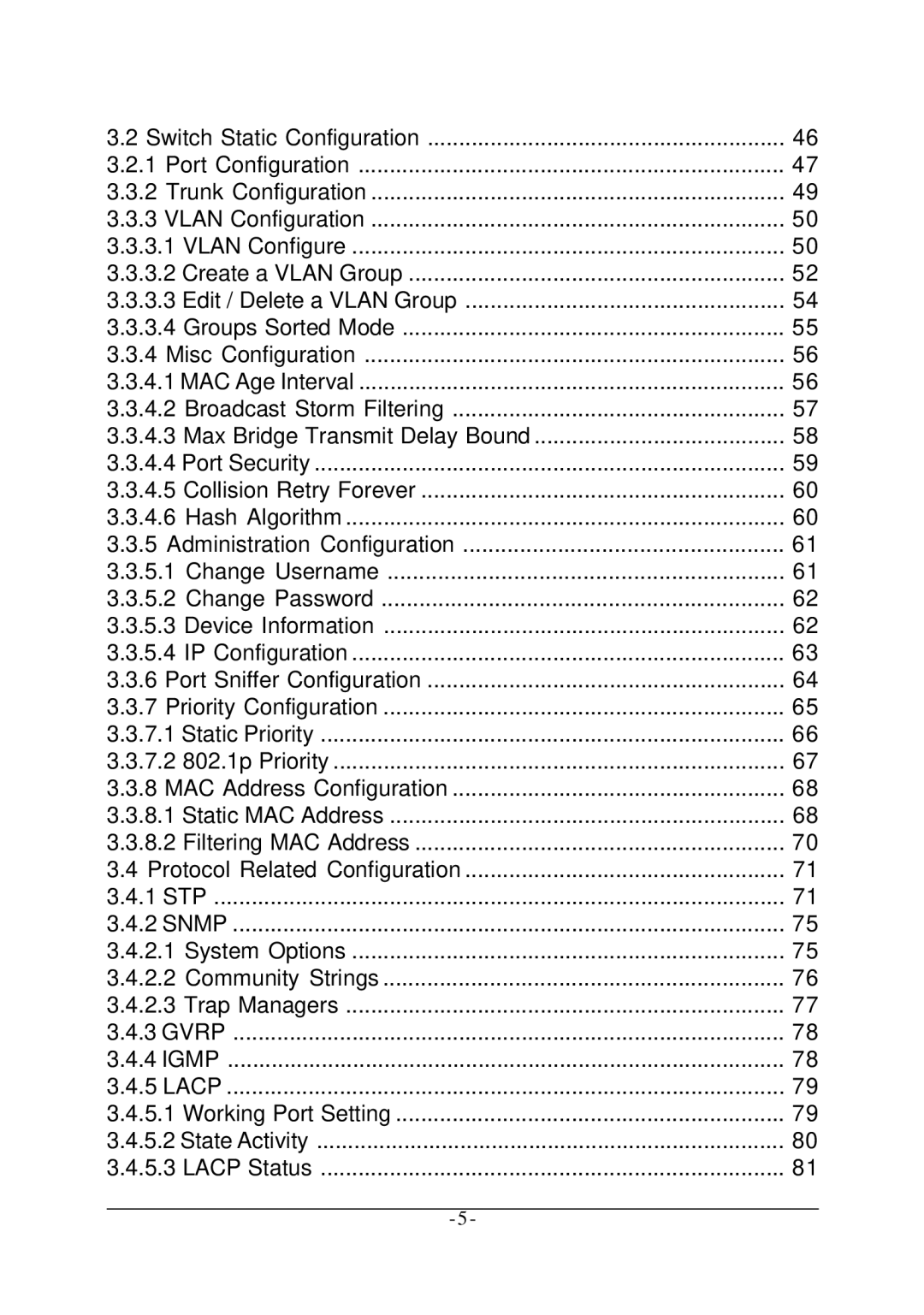 KTI Networks KS-2260 operation manual 