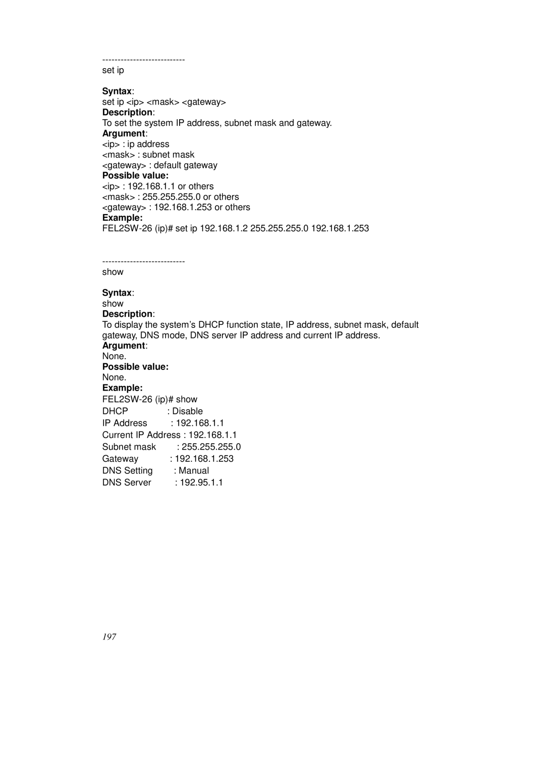 KTI Networks KS-2262 user manual 197 