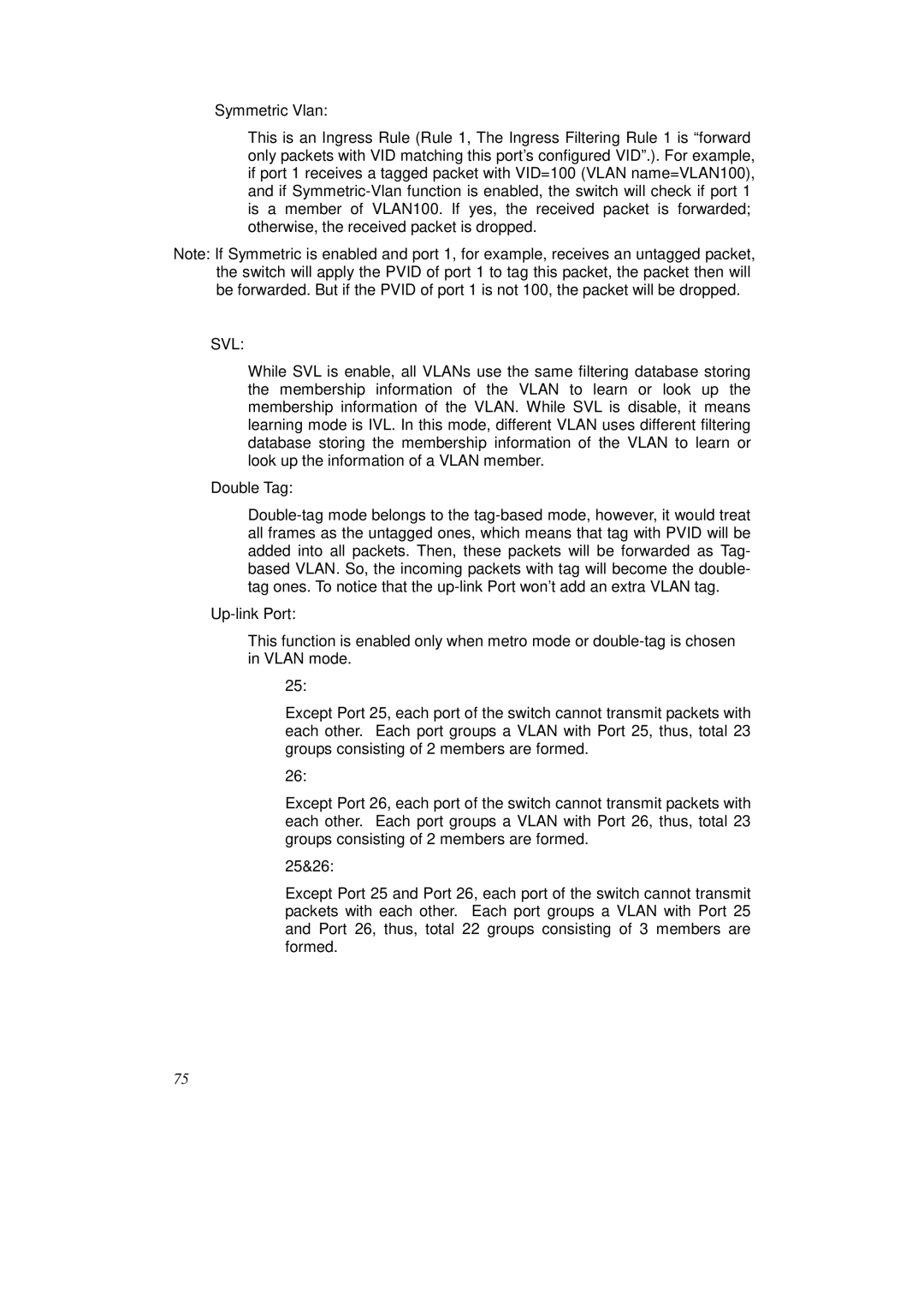 KTI Networks KS-2262 user manual Svl 