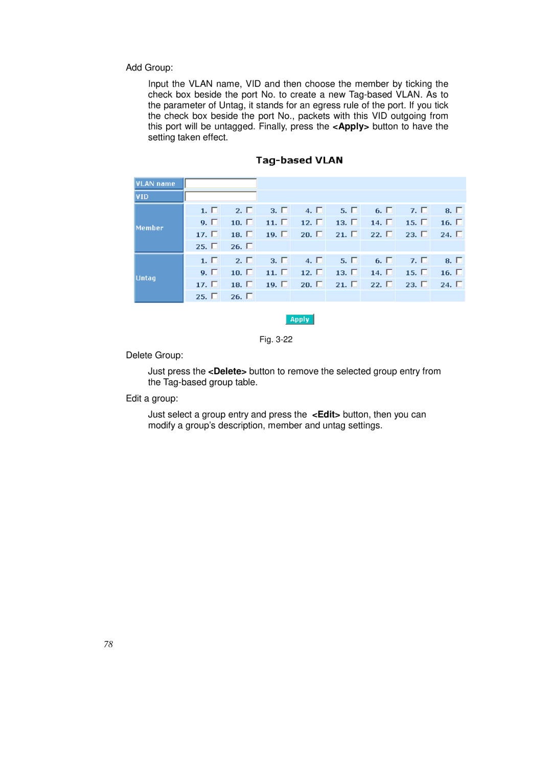 KTI Networks KS-2262 user manual 