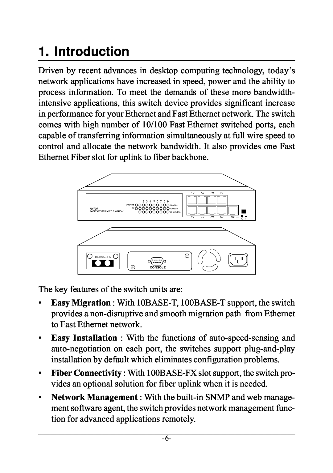 KTI Networks KS-801 manual Introduction 