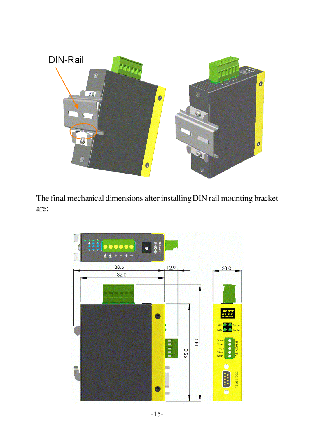 KTI Networks KSC-240 manual 