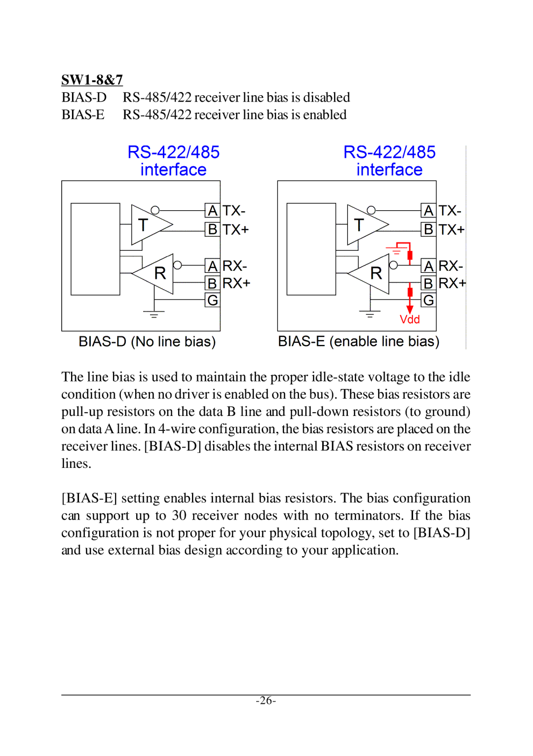 KTI Networks KSC-240 manual SW1-8&7 