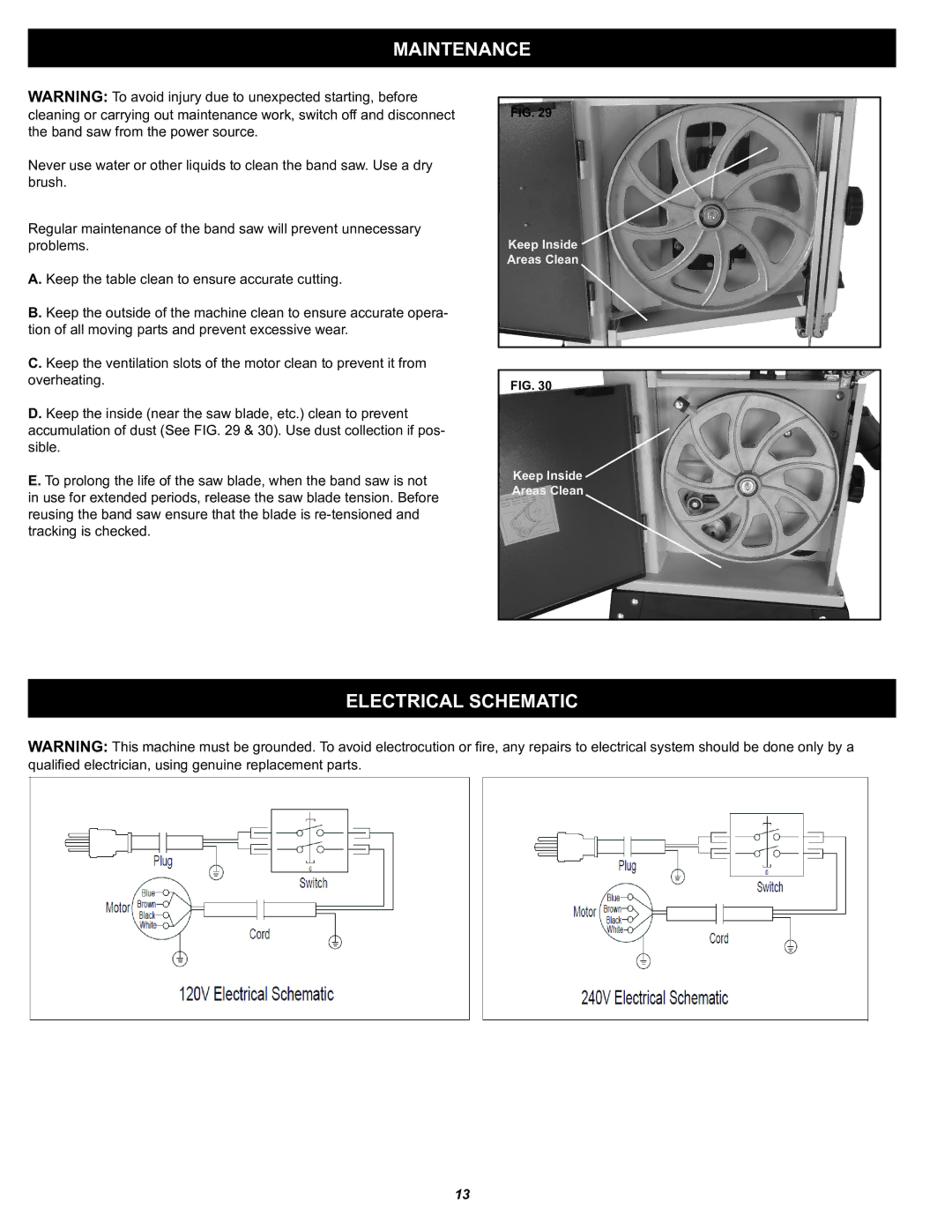 Kuhn Rikon 10-321 owner manual Maintenance, Electrical Schematic 