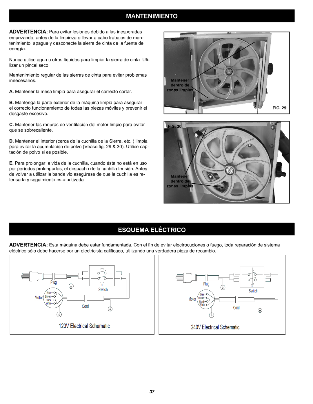 Kuhn Rikon 10-321 owner manual Mantenimiento, Esquema Eléctrico 