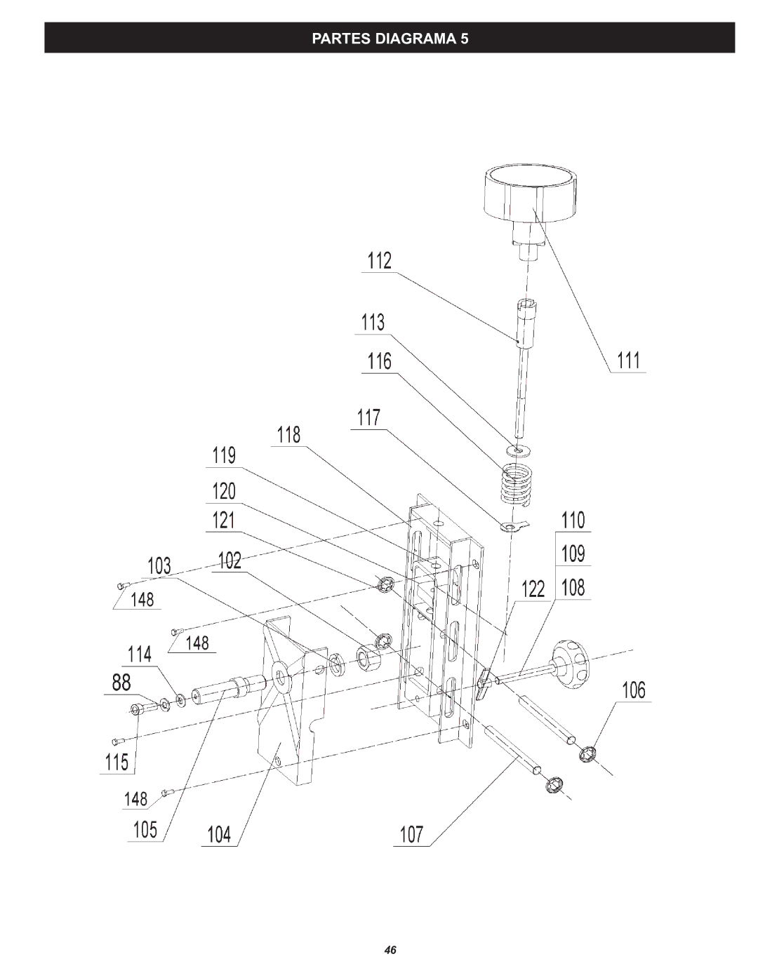 Kuhn Rikon 10-321 owner manual Partes Diagrama 