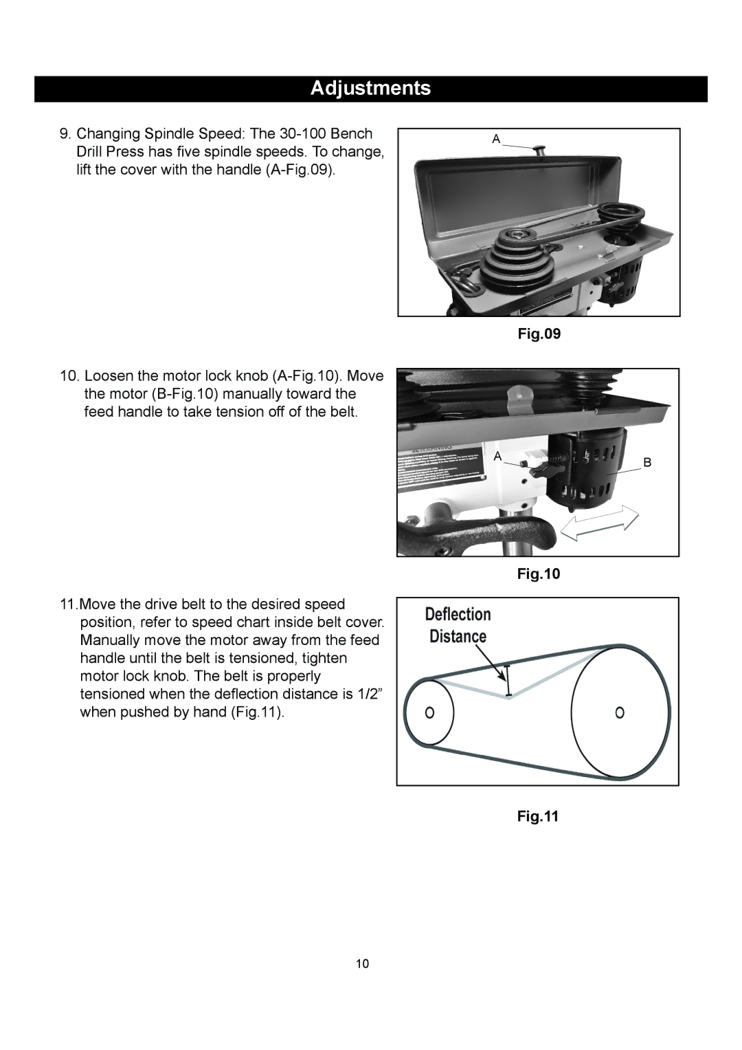 Kuhn Rikon 30-100 owner manual Adjustments 