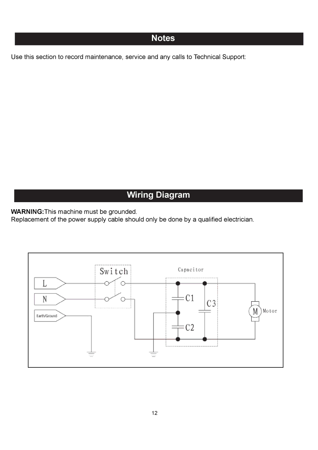 Kuhn Rikon 30-100 owner manual Wiring Diagram 