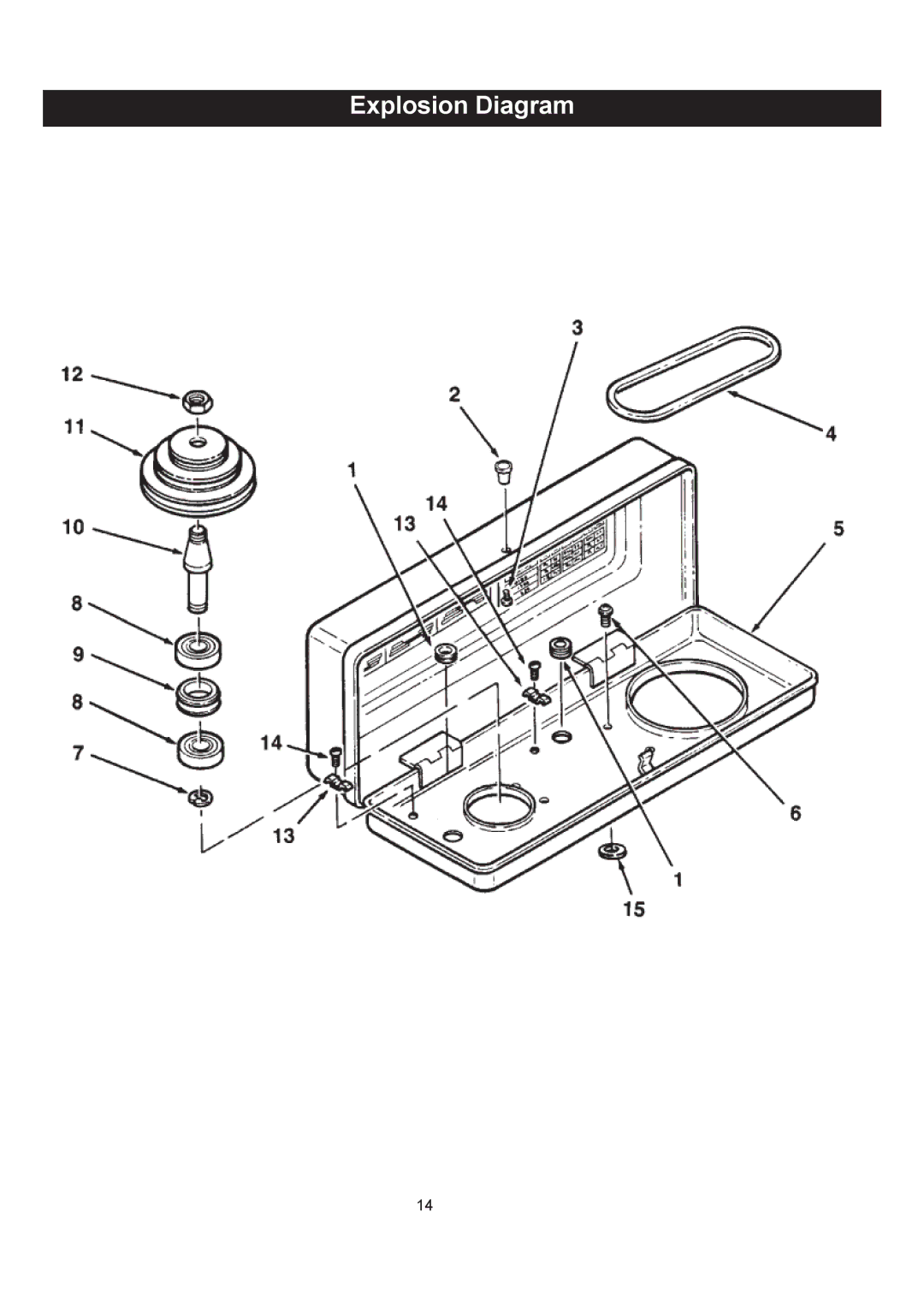 Kuhn Rikon 30-100 owner manual Explosion Diagram 