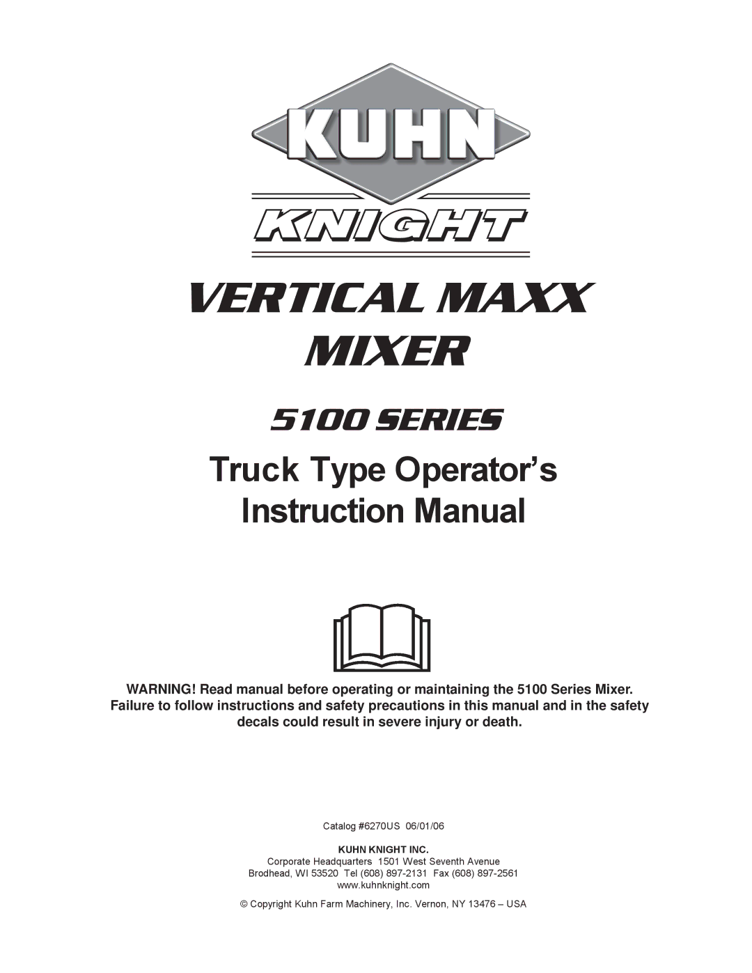 Kuhn Rikon 5100 instruction manual Vertical Maxx Mixer 