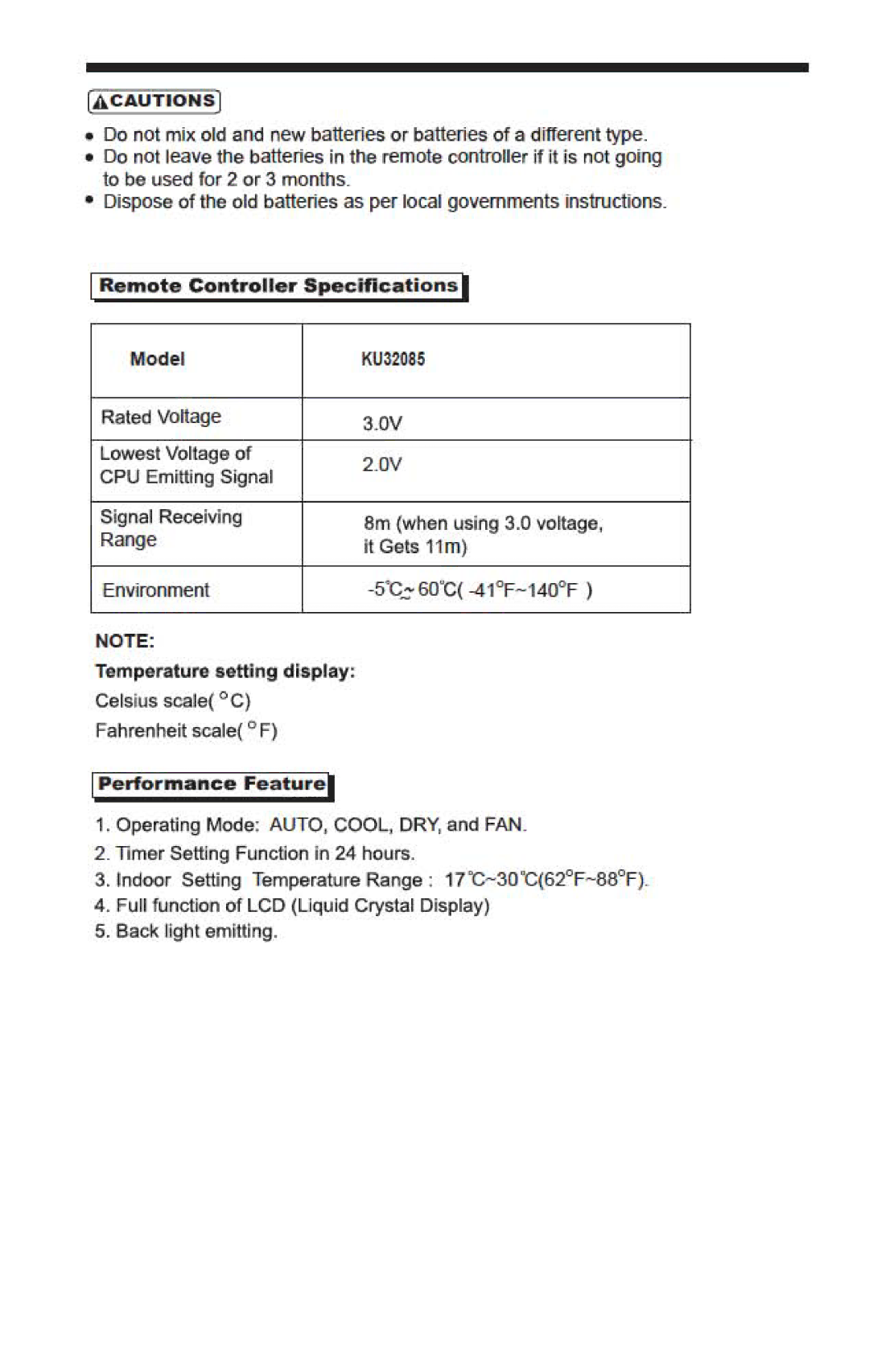 Kul KU32085 manual 