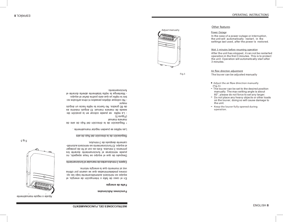 Kul KU32085 manual Other features 