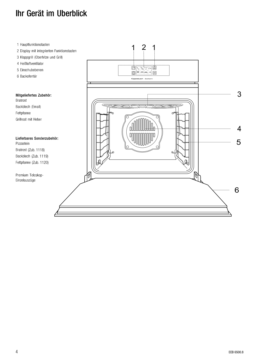 Kuppersbusch USA EEB 6500.8 installation manual FÜê=dÉêí=áã=§ÄÉêÄäáÅâ= 