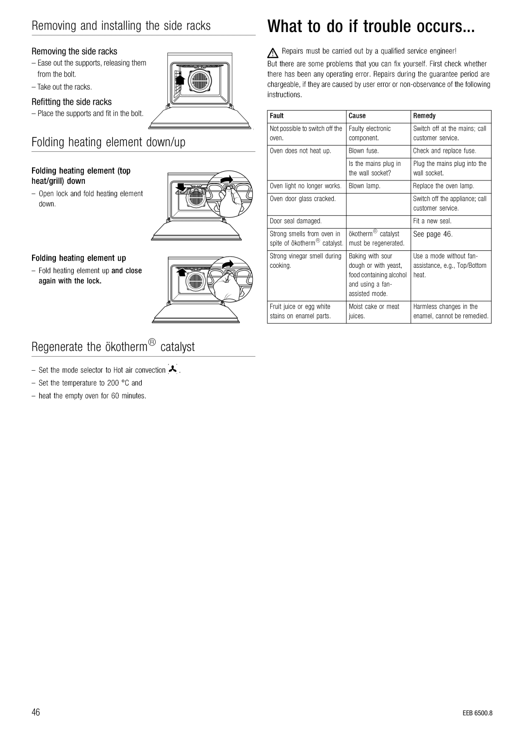 Kuppersbusch USA EEB 6500.8 installation manual TÜ~í=íç=Çç=áÑ=íêçìÄäÉ=çÅÅìêëKKK 