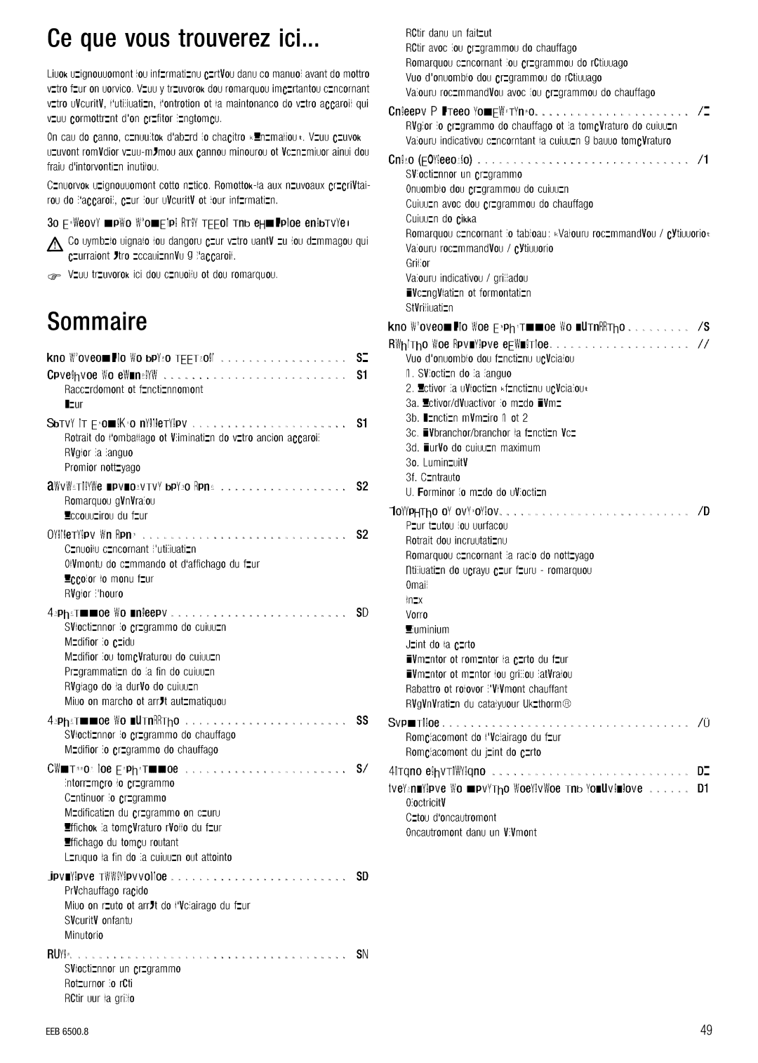 Kuppersbusch USA EEB 6500.8 installation manual `É=èìÉ=îçìë=íêçìîÉêÉò=áÅáKKK Pçãã~áêÉ 