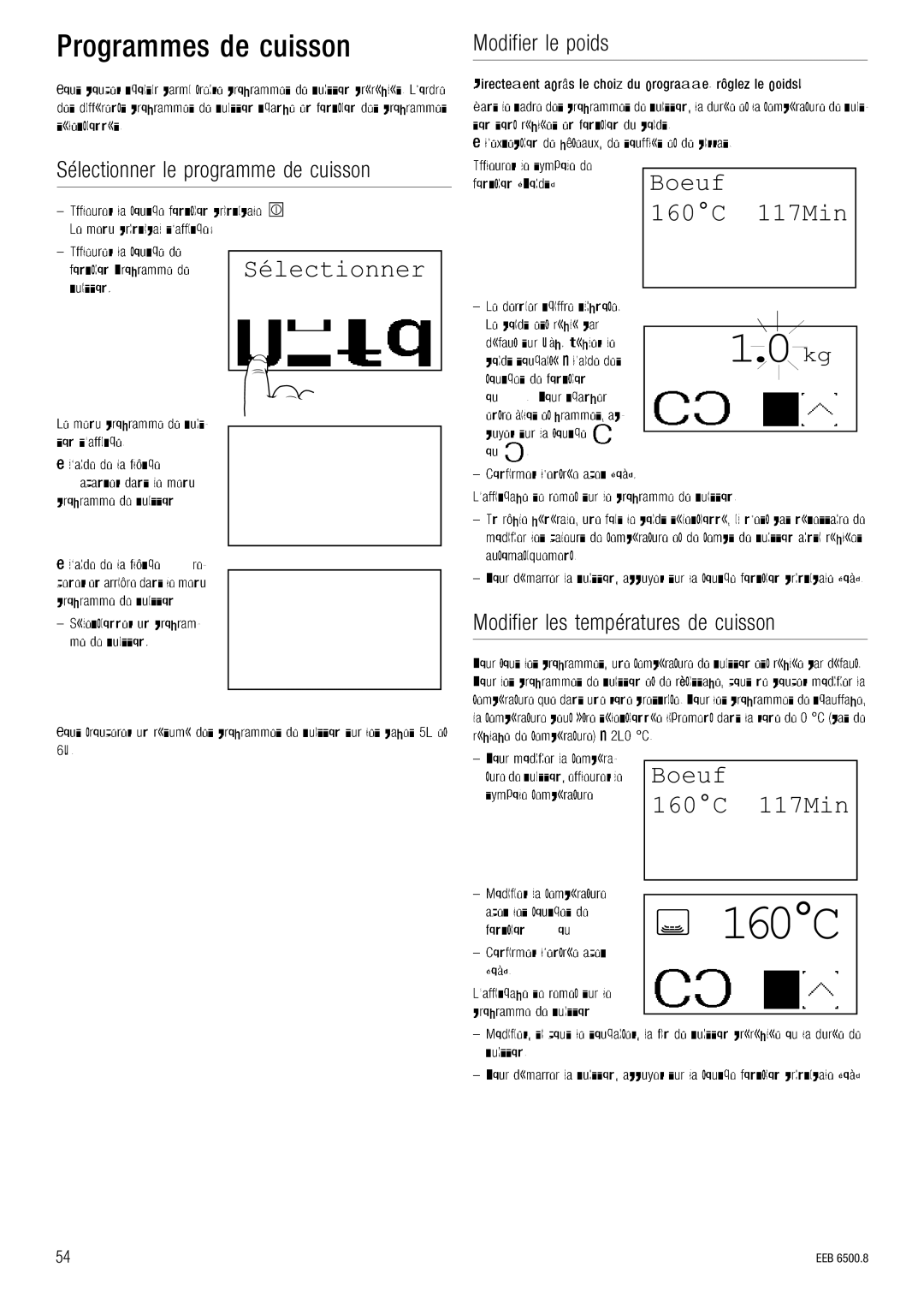 Kuppersbusch USA EEB 6500.8 installation manual MêçÖê~ããÉë=ÇÉ=Åìáëëçå 