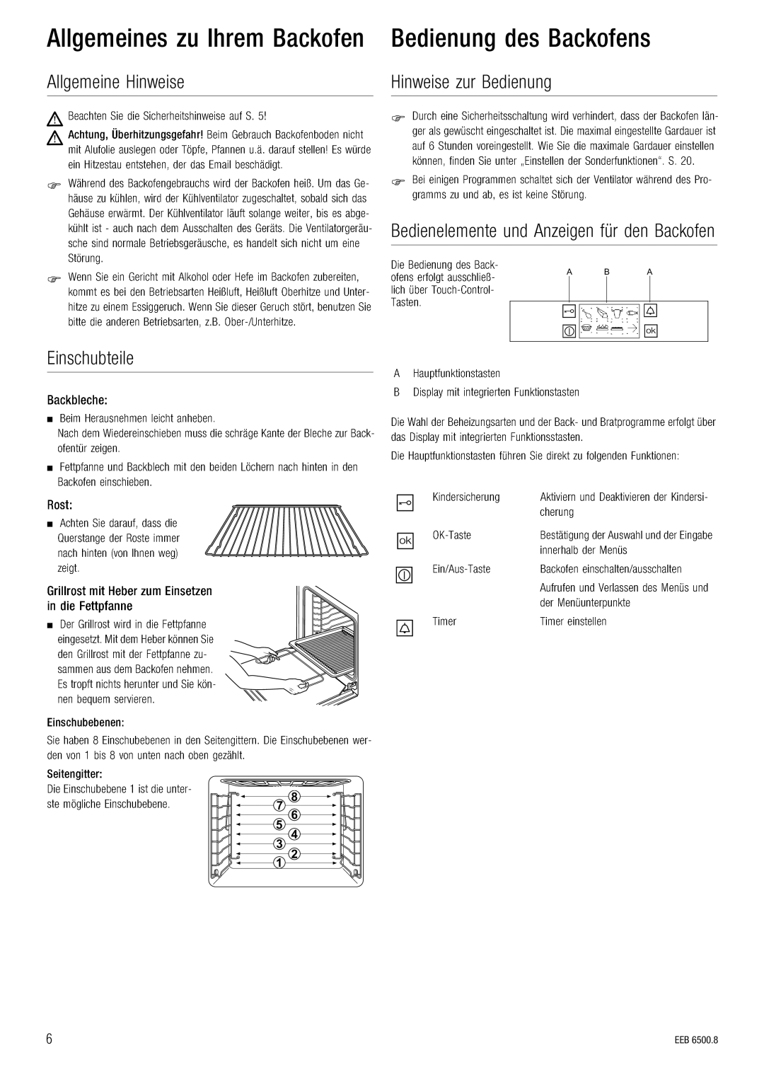 Kuppersbusch USA EEB 6500.8 installation manual ÄäÖÉãÉáåÉë=òì=fÜêÉã=~ÅâçÑÉå ÉÇáÉåìåÖ=ÇÉë=~ÅâçÑÉåë 