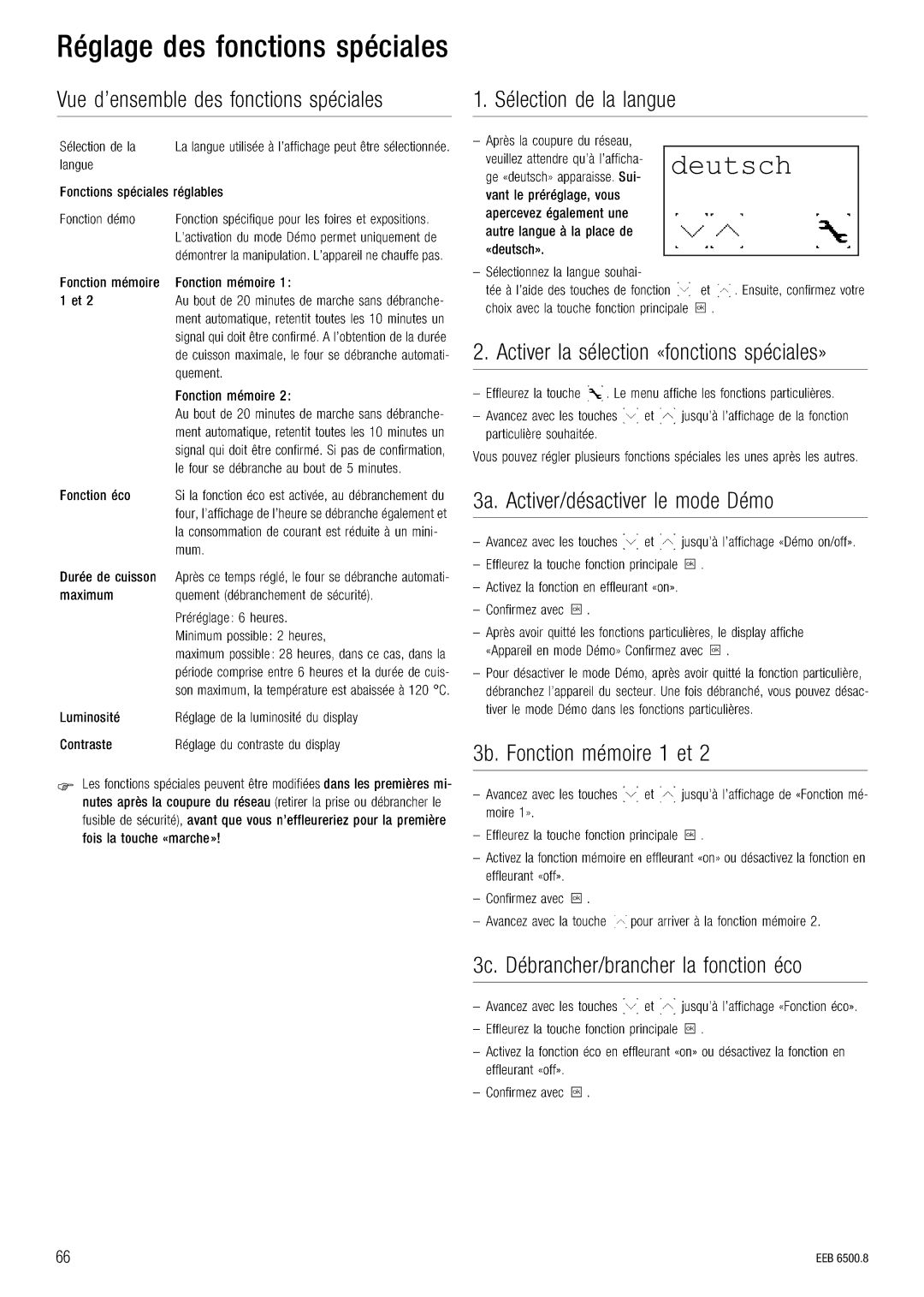 Kuppersbusch USA EEB 6500.8 installation manual ¨Öä~ÖÉ=ÇÉë=ÑçåÅíáçåë=ëé¨Åá~äÉë 