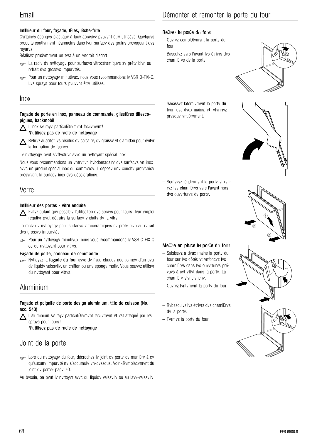 Kuppersbusch USA EEB 6500.8 installation manual Fåçñ SÉêêÉ Äìãáåáìã Gçáåí=ÇÉ=ä~=éçêíÉ 