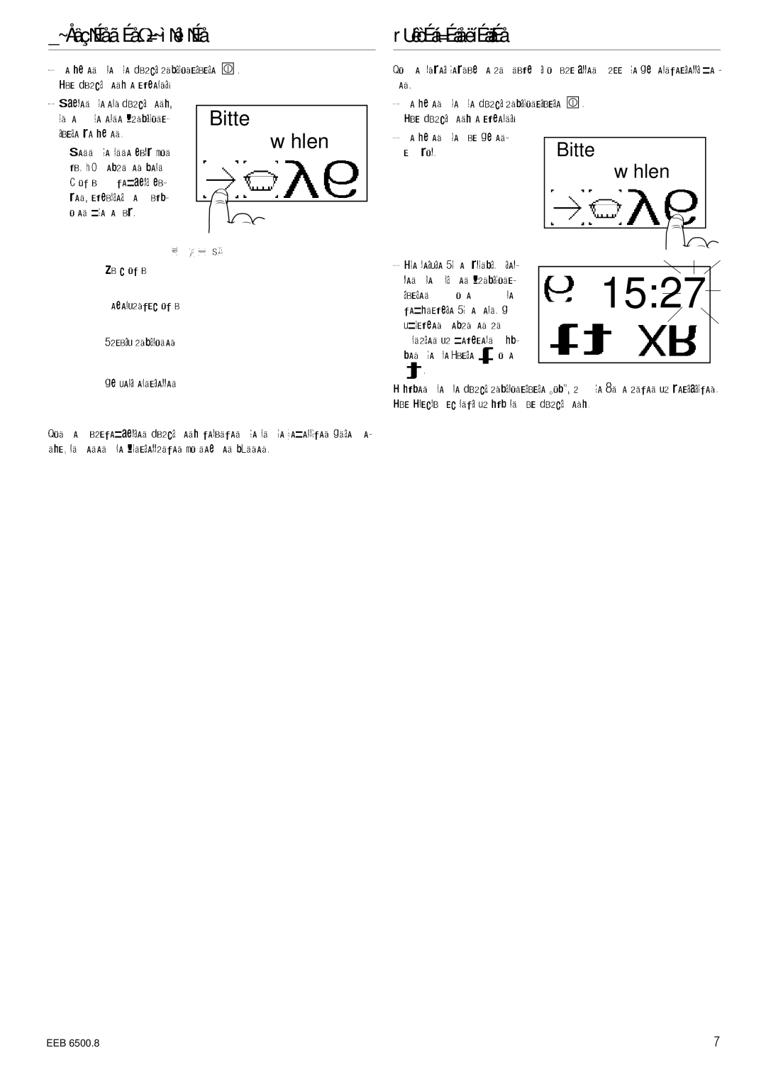 Kuppersbusch USA EEB 6500.8 installation manual 1527 