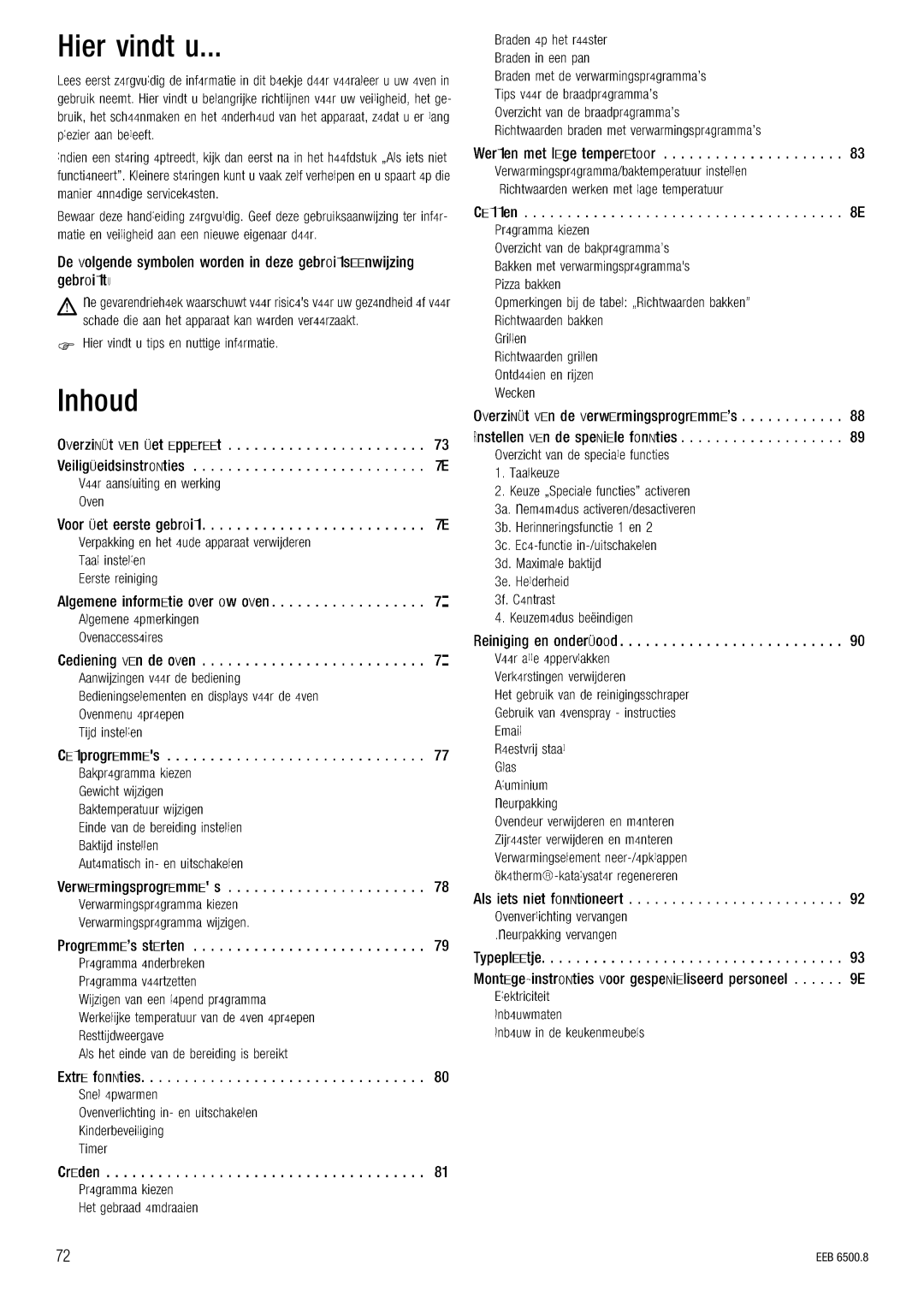 Kuppersbusch USA EEB 6500.8 installation manual EáÉê=îáåÇí=ìKKK FåÜçìÇ 