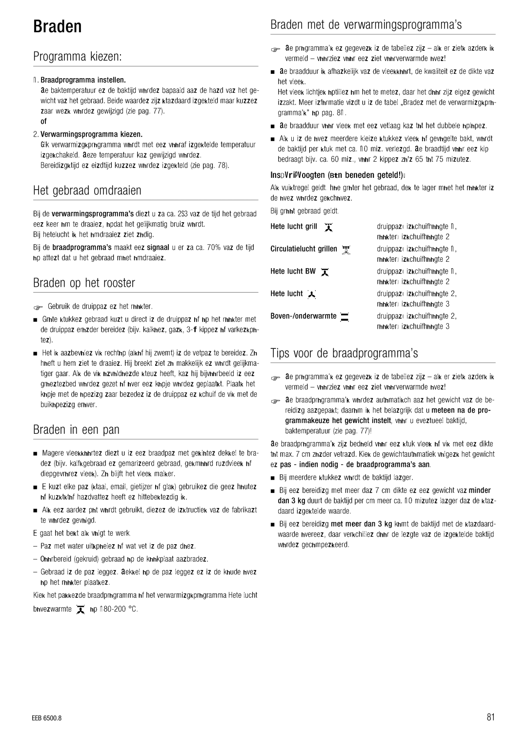 Kuppersbusch USA EEB 6500.8 installation manual ~ÇÉå 