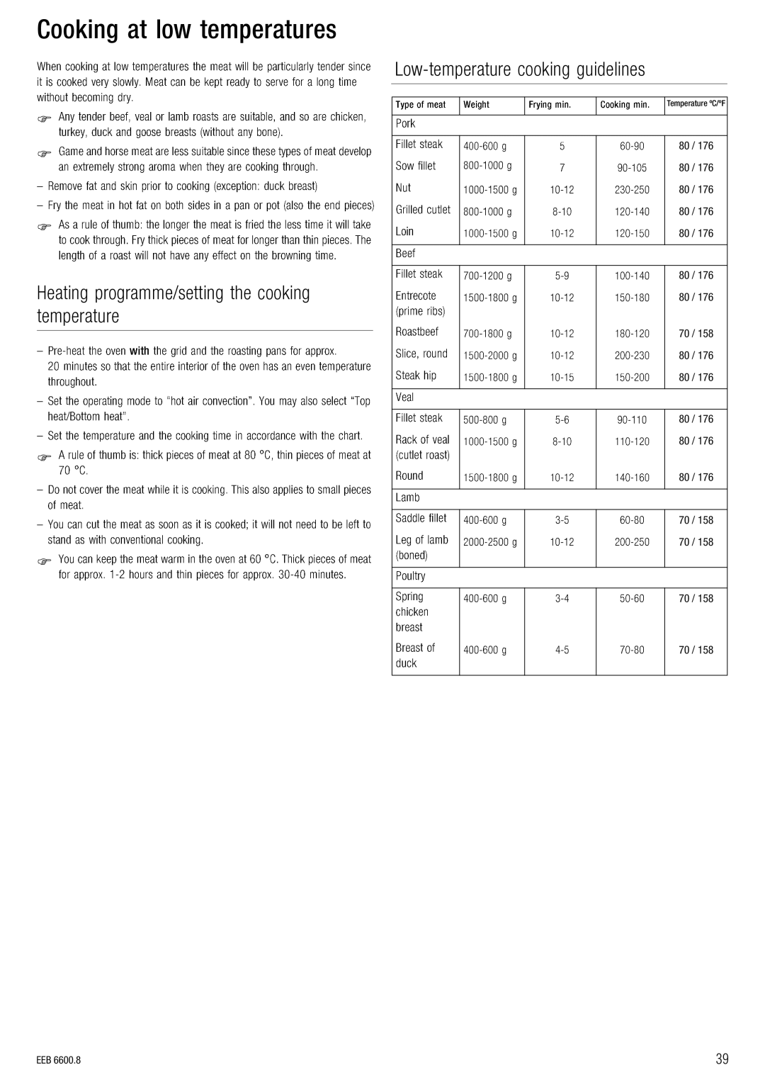 Kuppersbusch USA EEB 6600.8 installation manual `ççâáåÖ=~í=äçï=íÉãéÉê~íìêÉë 