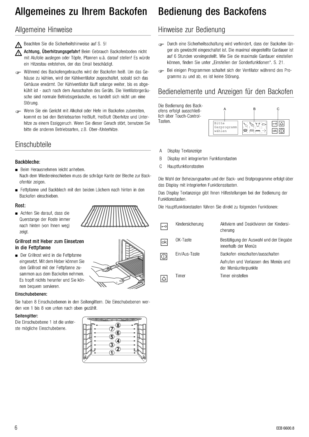 Kuppersbusch USA EEB 6600.8 installation manual ÄäÖÉãÉáåÉë=òì=fÜêÉã=~ÅâçÑÉå ÉÇáÉåìåÖ=ÇÉë=~ÅâçÑÉåë 