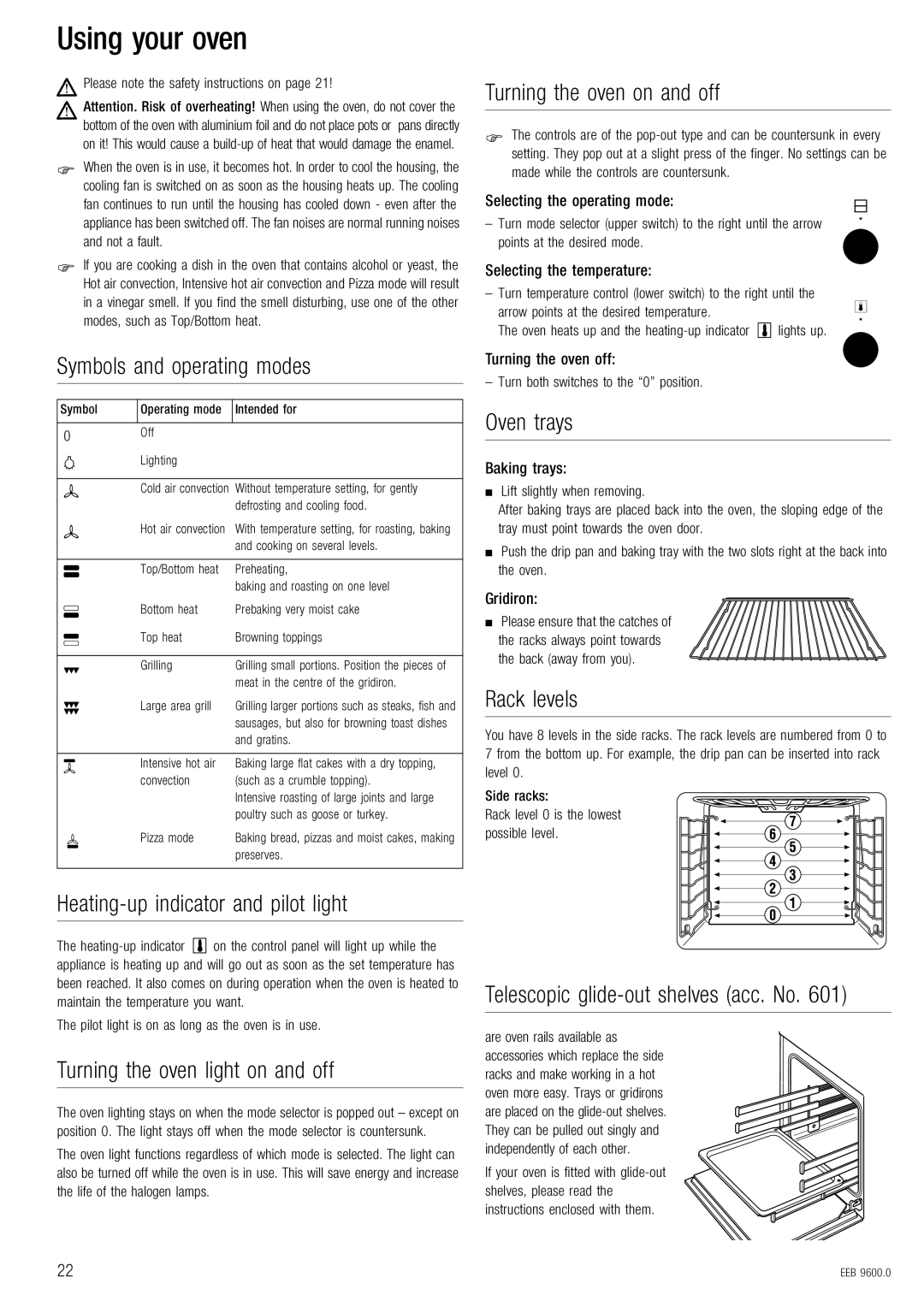 Kuppersbusch USA EEB 9600.5 installation instructions RëáåÖ=óçìê=çîÉå 