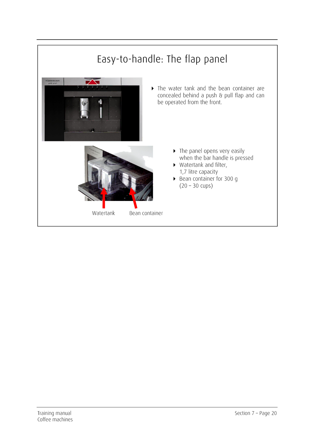 Kuppersbusch USA EKV 6600.0 manual Easy-to-handle The flap panel 