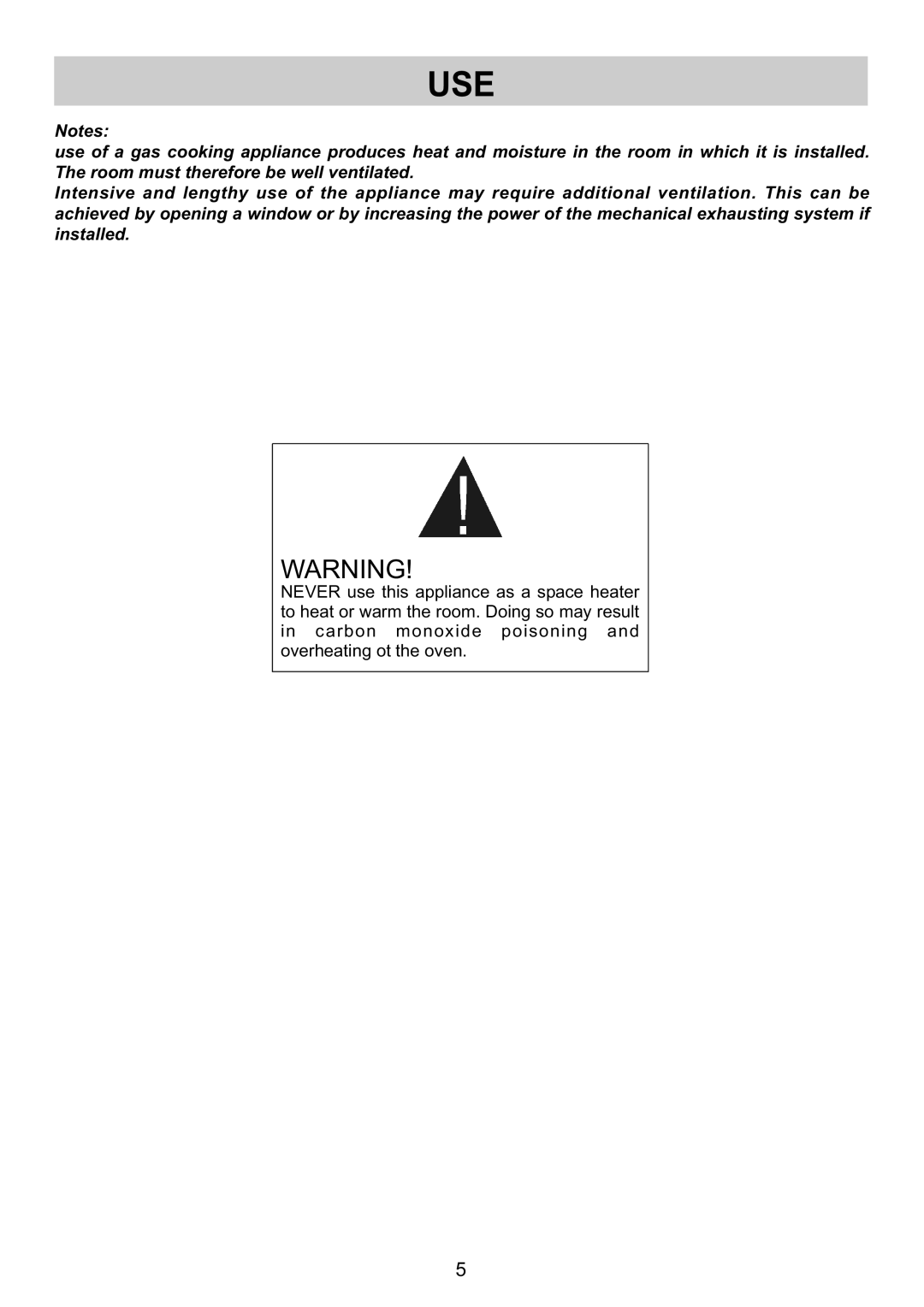 Kuppersbusch USA GMS 9551.0 E-UL, GMS 6540.0 E-UL instruction manual Use 