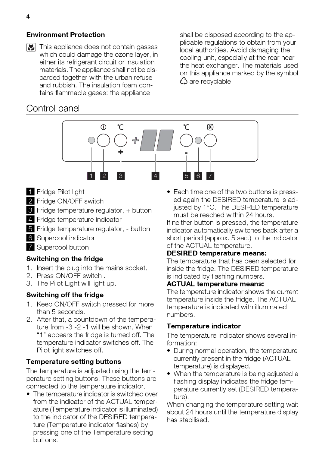 Kuppersbusch USA IKE339-1 user manual Control panel 