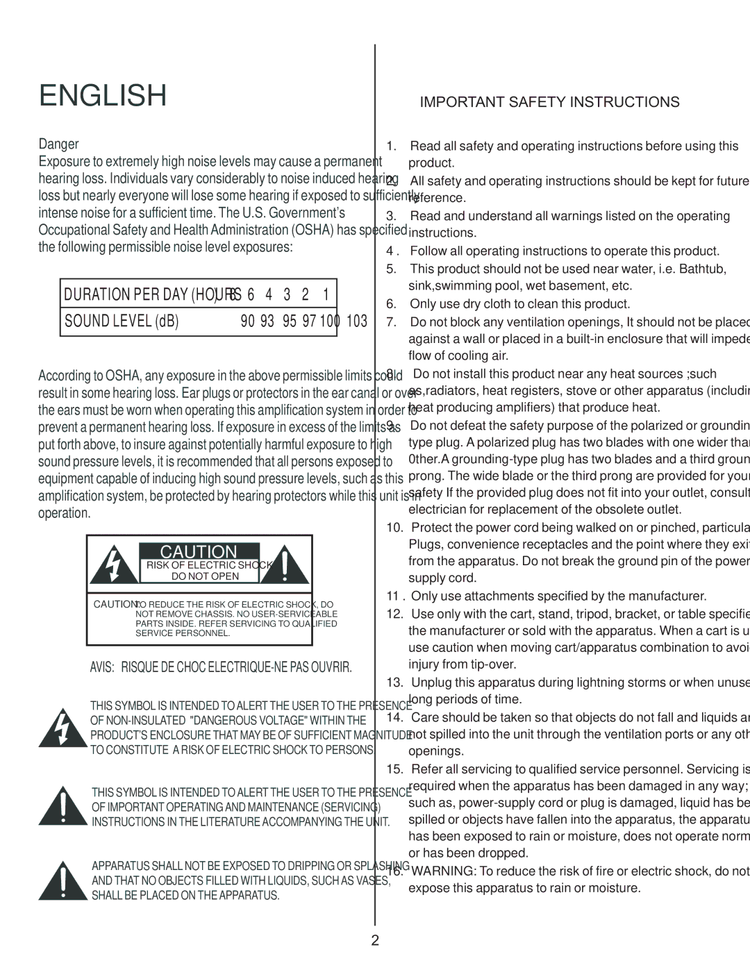 Kustom GROOVE 1200 owner manual English 