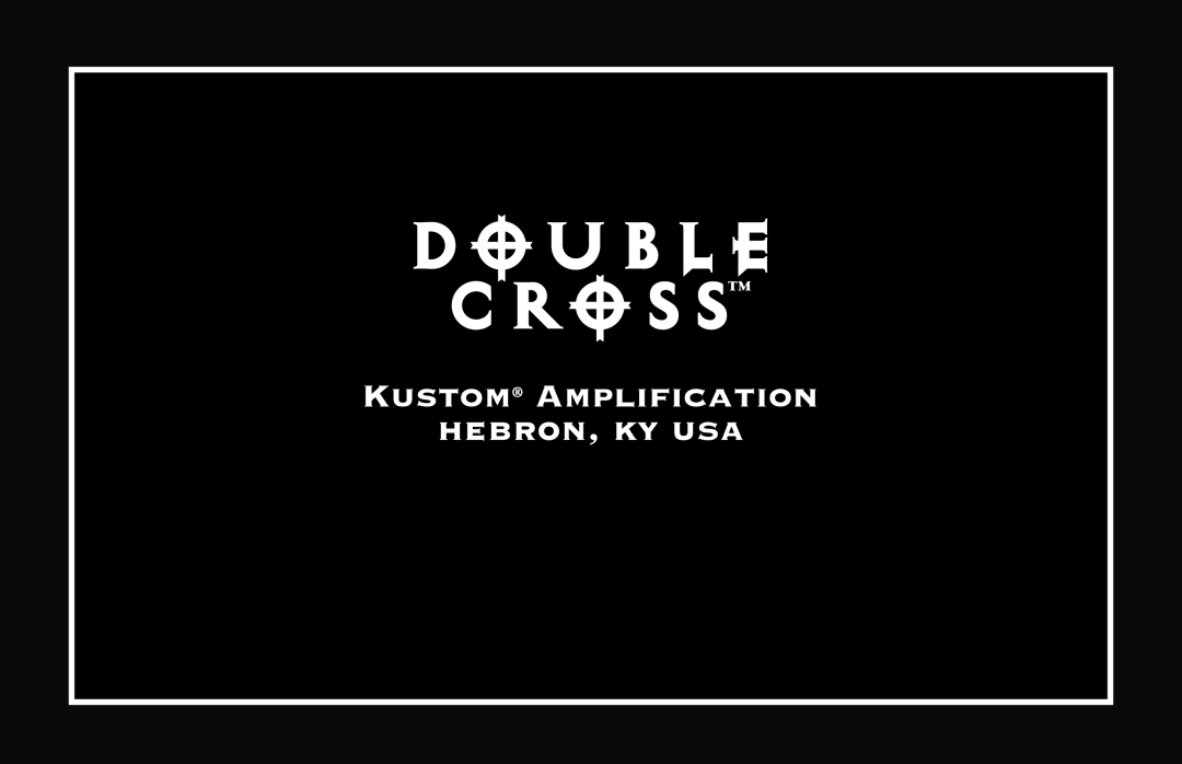 Kustom none manual 