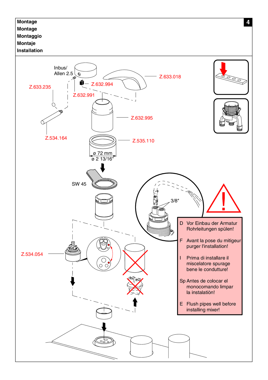 KWC 802259 manual Inbus 