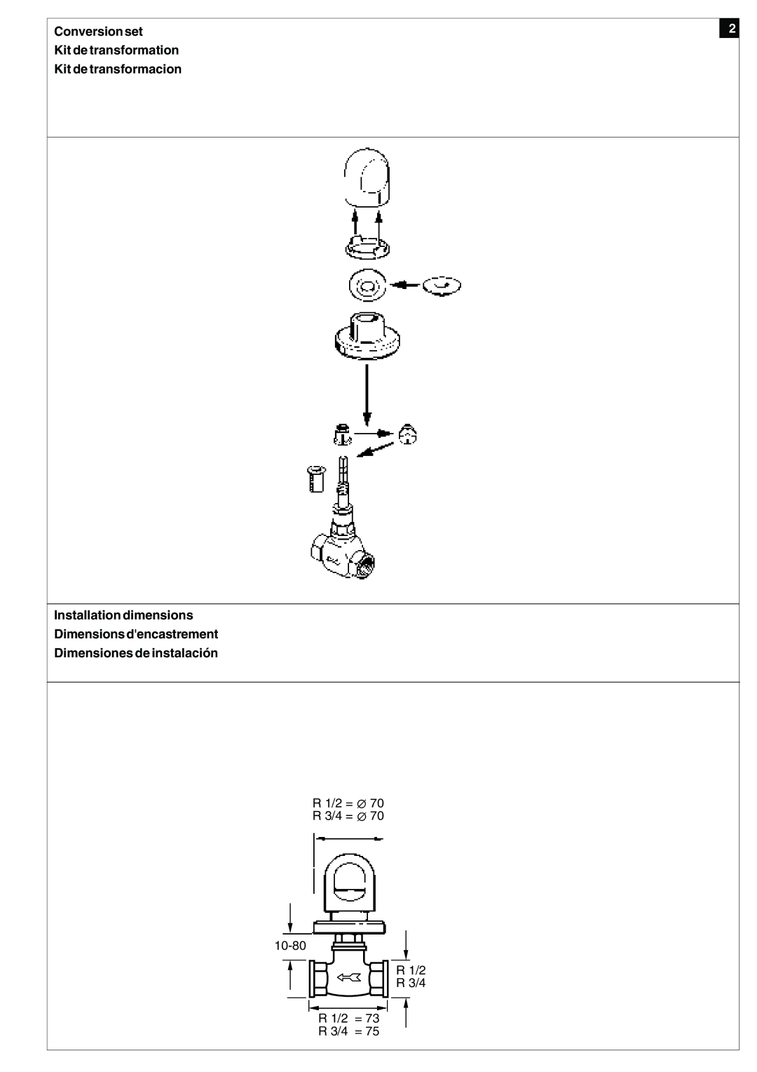 KWC A016105 manual 2 = 4 = 10-80 