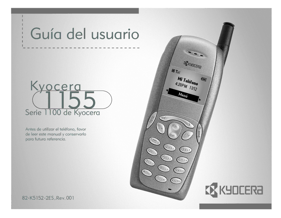 Kyocera 1100 manual 